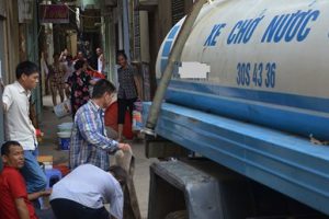 Dịch vụ bán nước sạch bằng xe tec tại huyện Thanh Trì